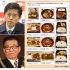 写真①ハイカロリーな”ヘビーローテーション”（左は上から、大阪の吉村府知事と松井市長）／（Ｃ）日刊ゲンダイ