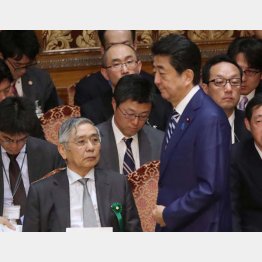 アベノミクスを支え続けた日銀・黒田総裁（Ｃ）日刊ゲンダイ