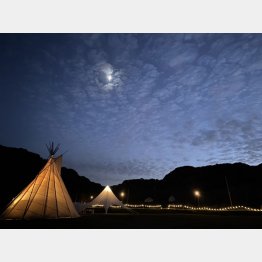 ヴィレッジインクのキャンプ場（提供写真）