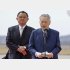 次は山下会長（左）か…（組織委員会前会長の森氏＝右）／（Ｃ）共同通信社