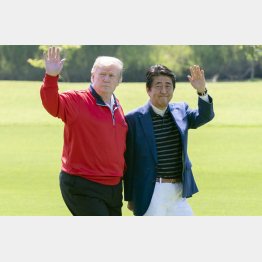 ますます境遇が似てきた安倍晋三前首相とトランプ前米大統領（Ｃ）JMPA