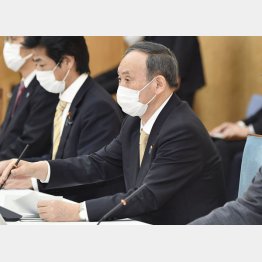 新型コロナ対策本部で先行解除表明（Ｃ）共同通信社