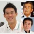 テニスの錦織圭選手（左）と渡哲也（右上）・渡瀬恒彦兄弟（Ｃ）日刊ゲンダイ