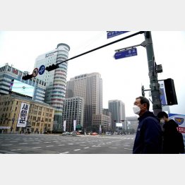 コロナ禍で外出もままならないとはいえ…（ソウル市）／（Ｃ）共同通信社