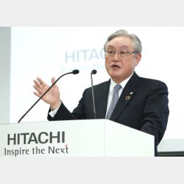 日立製作所の東原社長（Ｃ）日刊ゲンダイ