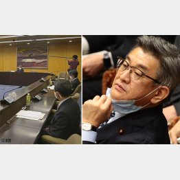 時間稼ぎ（武田良太総務相、総務省で開かれた第三者委員会の初会合＝左）／（Ｃ）日刊ゲンダイ