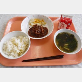 高級和牛ハンバーグ給食（提供）西ヶ原小学校