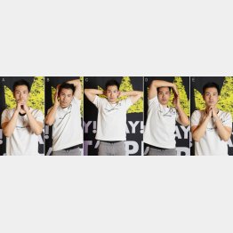 写真Ａ→写真Ｂ→写真Ｃ→写真Ｄ→写真Ｅ（Ｃ）日刊ゲンダイ