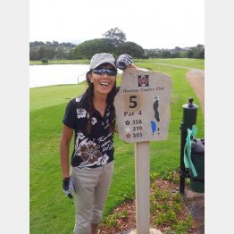 ゴルフの面白さは「自分との闘い」／（提供写真）