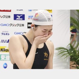 尊い涙も…（競泳の池江璃花子選手）／（Ｃ）共同通信社