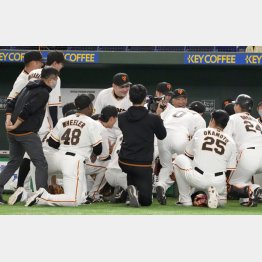 読売巨人軍は選手やスタッフ101人を対象に定期的PCR検査を徹底（丸選手やウィーラー選手たち）／（Ｃ）共同通信社