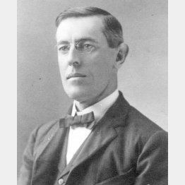 アメリカ第28代大統領のウッドロウ・ウィルソン（Ｃ）Newscom／共同通信イメージズ