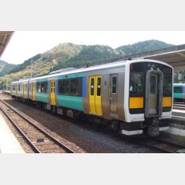 ステンレス車体のディーゼルカー（Ｃ）日刊ゲンダイ