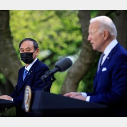 何しにアメリカへ…（Ｃ）ロイター