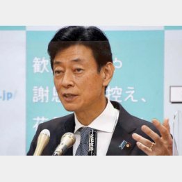 危機感はあるのか（西村康稔経済再生相）／（Ｃ）日刊ゲンダイ