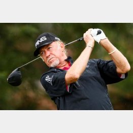 若いころから変わらないスイング（Ｃ）ロイター