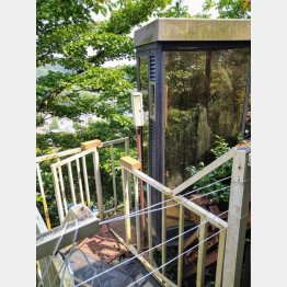 ゴンドラに乗って敷地へ（提供写真）