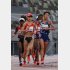 テスト大会5000メートルは5位に終わった新谷（左は4位の弘中瑠梨佳）／（Ｃ）日刊ゲンダイ