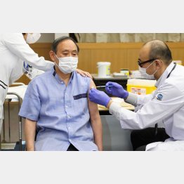 具体策ゼロで、「先頭に立つ」／（代表取材）