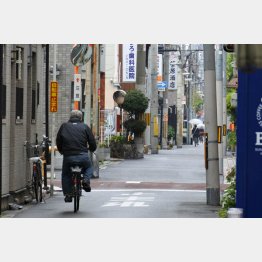 「一条」があった松通り（Ｃ）日刊ゲンダイ