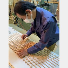 建具職人の伝統技術を生かす（提供写真）