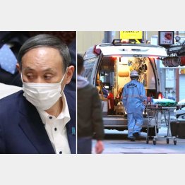 五輪開催直前にコロナ死者が増加しても「やるよ」（菅首相）／（Ｃ）日刊ゲンダイ