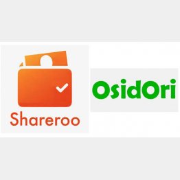 左から「Shareroo」（シェアルー）と「OsidOri」（オシドリ）