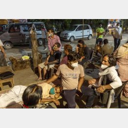 インドでは連日30万人超が感染（Ｃ）ロイター／Sipa USA