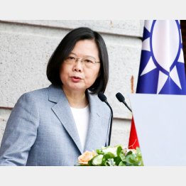 悩ましい（台湾総統の蔡英文）／（Ｃ）中央通信社＝共同