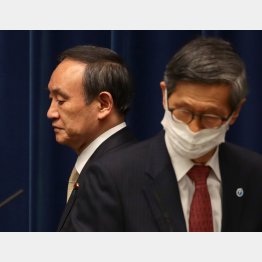 尾身会長（右）は「日本のファウチ」になれるのか（Ｃ）JMPA