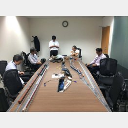 アーム社内での「運転会」の様子（提供写真）