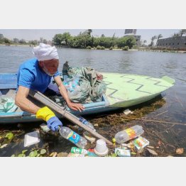 あふれるプラごみ（Ｃ）ロイター