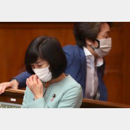 パンデミック五輪に突き進む（丸川珠代五輪相と橋本聖子組織委会長＝後方）／（Ｃ）日刊ゲンダイ
