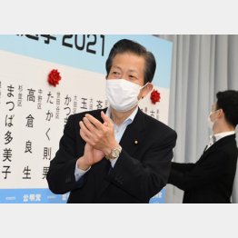 “菅降ろし”を後押ししたも同然（都議会議員選挙の開票日、公明党の山口那津男代表）／（Ｃ）日刊ゲンダイ