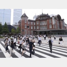 緊急事態宣言「効果ない」が56％（Ｃ）共同通信社