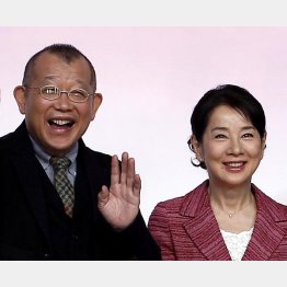 76歳にして主演女優として現役の吉永小百合（右）と現役で活躍も今年70歳の笑福亭鶴瓶（Ｃ）日刊ゲンダイ