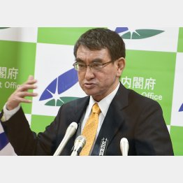 自身が”隠匿”指摘されると逆ギレ（河野太郎ワクチン担当相）／（Ｃ）日刊ゲンダイ