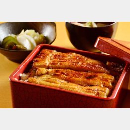 うなぎ重 竹 3500円（撮影）西崎進也