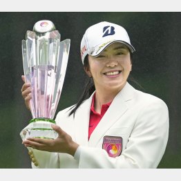 プロ8年目にやっとVの堀琴音（Ｃ）共同通信社