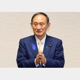 もはや神頼みか（菅首相）／（Ｃ）日刊ゲンダイ