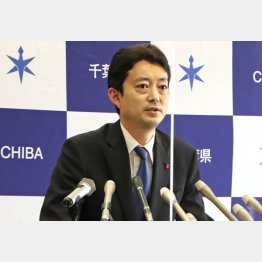 4月に就任した熊谷俊人千葉県知事（Ｃ）共同通信社