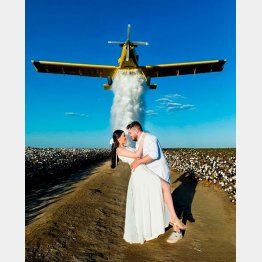 新郎アリソンさんと新婦プリシラさんの願いは…（フェイスブックから）