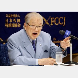 横浜港ハーバーリゾート協会の藤木幸夫会長（Ｃ）日刊ゲンダイ