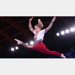 東京五輪ではドイツ女子体操選手は「ユニタード」着用（Ｃ）ロイター