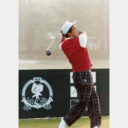 2001年にベストスコア76（提供写真）