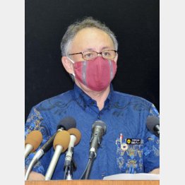 「セルフロックダウン」を呼び掛け（玉城デニー沖縄県知事）／（Ｃ）共同通信社