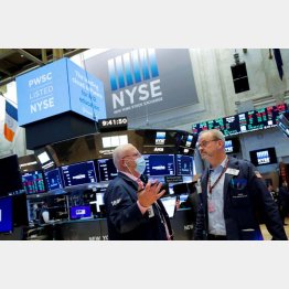 最高値更新が続く（ニューヨーク証券取引所）／（Ｃ）ロイター