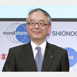 塩野義製薬の手代木功社長（Ｃ）日刊ゲンダイ