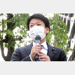 動画を撮影したかどうかについては明言を避けたが（石川大我参議院議員）／（Ｃ）日刊ゲンダイ