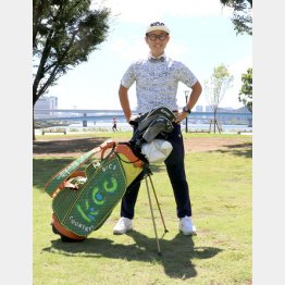 2011年からゴルフタレント活動（提供写真）